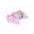 Manta com Almofada de Coelho para Bebê 45X30CM Rosa - Imagem 1