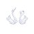 Par de Cisnes Decorativos de Resina Branco - Imagem 1