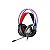 Fone P2 Redragon H231-RGB com Microfone Scream Preto - Imagem 1