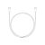 Cabo Apple MQKJ3ZM/A 60W 17I - USB-C / USB-C - 1 Metro - Nylon Trançado - Branco - Imagem 1