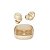 Fone de Ouvido A'Gold FN-B47 BT Enc Mini - Dourado - Imagem 1