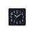 Relógio de Parede Quadrado Casio IQ-06-1DF Preto - Imagem 1