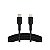 Cabo Belkin Boostcharge 1.0M USB-C/ Lightning trançado Preto - CAA004BT1MBK - Imagem 1