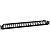 Painel de Conexão Hikvision DS-1CP0U24-1U Blank Patch Panel 24 Portas (caixa feia) - Imagem 1