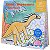 Livro para Pintar com Água Tookyland Paint Dinosaurs - LT206 - Imagem 1