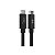 Cabo USB4 Tipo-C Hyperdrive HD6500BKGL Next - Preto 1.2 Metros - Imagem 1