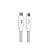 Cabo USB4 Tipo-C Hyperdrive HD6500WHGL Next - Branco 1.2 Metros - Imagem 1