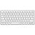 Teclado Sem Fio Rapoo E9050L - Branco - Imagem 1