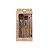 Kit de Pincéis Cala Dark Bamboo Rosto Olho 4 Peças - Imagem 1