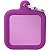Placa de Identificação MyFamily Hushtag Quadrada HTA03PURPLE - Lilás - Imagem 1