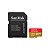 Cartão de Memória Micro SD de 32GB Sandisk Extreme SDSQXAF-032G-GN6AA - Vermelho/Dourado - Imagem 1