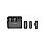 Microfone Sem Fio Satellite A-MK242 Lightning - Preto - Imagem 1