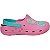 Sandália Infantil Pé com Pé 55165-1858 - Rosa Bebê/Verde - Imagem 1