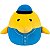 Peluche Woodstock Peanuts Squishmallows 20cm Jazwares - SQPN00100 - Imagem 1