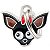 Placa de identificação MyFamily Friends Cachorro Preto Chihuahua MF23BLACK - Imagem 1