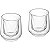 Jogo de Copos Cortados com Parede Dupla para Café 135mL La Cafetiere LCDWCORT2PC (2 Unidades) - Imagem 1
