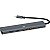 Hub USB-C Mtek DS-61TC 6 em 1 USB 3.2 - Cinza - Imagem 1