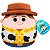 Peluche Woody Pixar Squishmallows Jazwares - SQDI01736 - Imagem 1