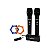 Kit de Microfone Mega Star MIC2208 Sem Fio - Preto 2 Peças - Imagem 1