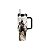 Copo Térmico Weedoo God of War - 1,2L - com Canudo - Branco e Preto - Imagem 1