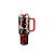 Copo Térmico Weedoo Flamengo - 1.2 L - com Canudo - Vermelho e Preto - Imagem 1