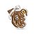 Placa de identificação MyFamily Friends Cachorro Pinscher Marrom MF26NBROWN - Imagem 1