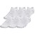 Meias Under Armour Essential No Show 1382611-100 (6 Pares) - Imagem 1