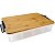 Bandeja com Tampa Bambu 19,8 x 32,2cm Snacklebox Farberware - 5322953EU - Imagem 1
