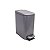 Lixeira Inox 6L Cinza - Imagem 1