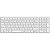Teclado Sem Fio Rapoo E9350L - Branco - Imagem 1
