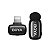 Microfone Sem Fio Boya MINI-16 Lightning - Preto/Cinza (1TX+1RX) (Sem Estojo de Carga) - Imagem 1
