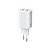 Carregador MDY-19-Eg 45W Duplo USB-C Nano Turbo Branco - Imagem 1