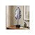 Enfeite de Resina em Forma de Folha 54 CM Cinza - Imagem 1