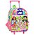 Mochila com Rodas Escolar Barbie Sunny Days - 71626 (Rosa) - Imagem 1