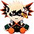 Peluche Katsuki Bakugo My Hero Academia Jazwares - KAZ0034 - Imagem 1