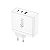Carregador de Parede 4LIFE FL75140CCAGW Ganmaster 40 W USB-C + USB-A - Branco - Imagem 1