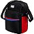 Bolsa NBA MAS.27631 Preto/Vermelho - Imagem 1