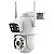 Câmera de Segurança Satellite A-CAM8010D 6MP Wi-Fi - Branco - Imagem 1