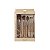 Kit de Pincéis Cala Dark Bamboo Deluxe Face e Olho 6 Peças - Imagem 1