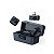 Microfone Sem Fio Via Satélite A-MK205 Tipo C + Lightning - Preto - Imagem 1