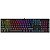 Teclado Gamer Satellite GK-31 King Fight RGB Mecânico com Fio Preto - Imagem 1