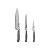 Jogo de Facas Cuisinart C77SS-3P Graphix Inox - 3 Peças - Imagem 1