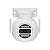Câmera 4LIFE FLD8G Wifi 2.5K 360 Smart 4MP Branca - Imagem 1