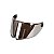 Viseira para Capacete MT Helmets Max Vision Pinlock Insert Ready MT-V-28B - Prateado Espelhado - Imagem 1