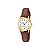 Relógio Casio LTP-1094Q-7B9RDF Analógico - Branco/Dourado/Marrom - Imagem 1
