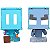 Figuras Minecraft Magic Mobs Flippin' Figs 2 em 1 Mattel - JCN23 - Imagem 1