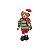 Boneca de Natal Urso com Chapéu Retrátil 56 a 96cm Vermelho - Imagem 1