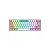 Teclado Gamer Redragon Fizz K617 RGB USB-C - Branco e Cinza - Imagem 1