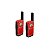 Kit Walkie Talkie Motorola T110 Preto 16 Milhas s/Gar.2V - Imagem 1