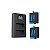 Kit de Bateria e Carregador Kingma para Hero 9/10/11 com 2 Baterias - Imagem 1